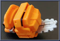 Cuddletooth from Transformers - BotBots - Series 1 - Shed Heads manufactured by Hasbro [Loose]