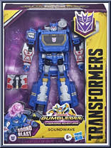 Soundwave from Transformers - Bumblebee Cyberverse Adventures - Deluxe Class manufactured by Hasbro [Front]