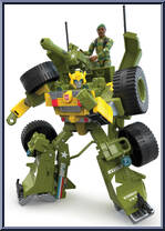 Bumblebee A.W.E. Striker / Lonzo "Stalker" Wilkinson from Transformers - Collaborative - G.I. Joe manufactured by Hasbro [Loose]