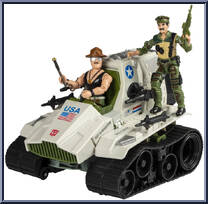 Kup Triple "T" / Leatherneck / Sgt Slaughter from Transformers - Collaborative - G.I. Joe manufactured by Hasbro [Loose]