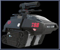 Megatron H.I.S.S. Tank / Baroness from Transformers - Collaborative - G.I. Joe manufactured by Hasbro [Loose]
