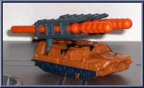 Shockwave vs Tankor from Transformers - Cybertron - Mini-Cons manufactured by Hasbro [Tankor Vehicle Mode]