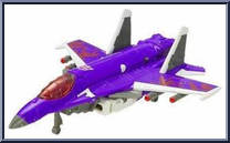 Skywarp from Transformers - Cybertron - Deluxe Class manufactured by Hasbro [Loose]
