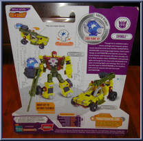 Swindle from Transformers - Cybertron - Scout Class manufactured by Hasbro [Back]