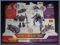 Thundercracker vs. Crosswise from Transformers - Cybertron - Deluxe Class manufactured by Hasbro [Back]