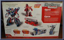 Ultra Magnus / Optimus Prime from Transformers - Cybertron - Leader Class manufactured by Hasbro [Back]