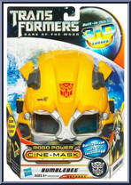 Bumblebee from Transformers - Dark of the Moon - Robo Power Cinemask 3D Glasses manufactured by Hasbro [Front]