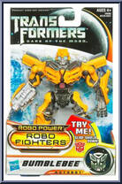 Bumblebee from Transformers - Dark of the Moon - Robo Power Robo Fighters manufactured by Hasbro [Front]