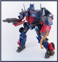 Optimus Prime with Comettor from Transformers - Dark of the Moon - Mechtech Voyager manufactured by Hasbro [Loose]