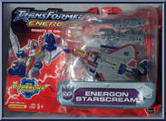 Energon Starscream from Transformers - Energon - Powerlinx Battles - Deluxe Class manufactured by Hasbro [Front]
