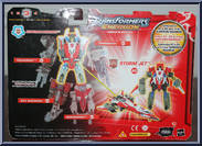Storm Jet (Combo A5) from Transformers - Energon - Powerlinx Battles - Deluxe Class manufactured by Hasbro [Back]