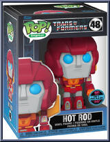 Hot Rod (NFT Release) from Transformers - Pop! Digital manufactured by Funko [Front]