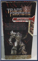 Megatron (Revenge of the Fallen) from Transformers - Wacky Wobblers manufactured by Funko [Back]