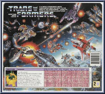 Barrage from Transformers - Generation 1 - Series 2 - Deluxe manufactured by Hasbro [Back]