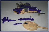 Blitzwing from Transformers - Generation 1 - Series 2 manufactured by Hasbro [Loose]