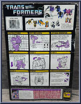 Blot from Transformers - Generation 1 - Series 4 manufactured by Hasbro [Back]