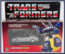 Bluestreak from Transformers - Generation 1 - Series 1 manufactured by Hasbro [Front]