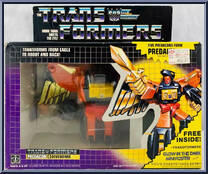 Divebomb from Transformers - Generation 1 - Series 3 manufactured by Hasbro [Front]