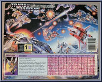 Kickback from Transformers - Generation 1 - Series 2 manufactured by Hasbro [Back]