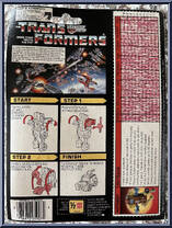 Outback from Transformers - Generation 1 - Series 3 manufactured by Hasbro [Back]