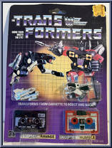 Ravage / Rumble from Transformers - Generation 1 - Series 1 manufactured by Hasbro [Front]