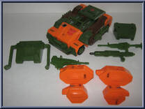 Roadbuster from Transformers - Generation 1 - Series 2 - Deluxe manufactured by Hasbro [Loose]