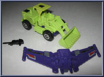 Scrapper from Transformers - Generation 1 - Series 2 manufactured by Hasbro [Loose]