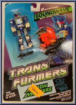 Soundwave (Action Masters) from Transformers - Generation 1 - Series 7 manufactured by Hasbro [Front]