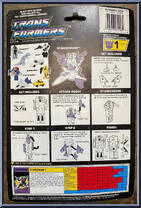 Starscream from Transformers - Generation 1 - Legends - Pretender Classics manufactured by Hasbro [Back]