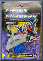 Starscream from Transformers - Generation 1 - Legends - Pretender Classics manufactured by Hasbro [Front]