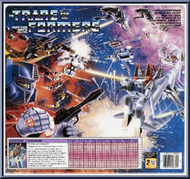 Starscream from Transformers - Generation 1 - Series 1 manufactured by Hasbro [Back]