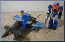 Starscream (Action Masters) from Transformers - Generation 1 - Series 7 manufactured by Hasbro [Loose]