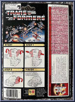 Swerve from Transformers - Generation 1 - Series 3 manufactured by Hasbro [Back]