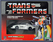 Wheeljack from Transformers - Generation 1 - Series 1 manufactured by Hasbro [Front]