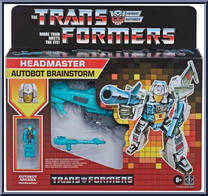 Brainstorm / Arcana from Transformers - Generation 1 - Reissues - Headmasters manufactured by Hasbro [Front]