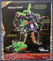 Megatron (Asia) from Transformers - Generations - Fall of Cybertron - Voyager Class manufactured by Hasbro [Back]