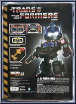 Optimus Prime (G1) from Transformers - Mecha Nations manufactured by Kids Logic [Back]