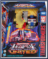 Optimus Prime (G2 Universe Laser) from Transformers - Legacy - United - Leader Class manufactured by Hasbro [Front]