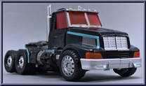 Black Convoy (Headmaster) (Tokyo Toy Show) from Transformers - Legends - Exclusives manufactured by Takara [Loose]