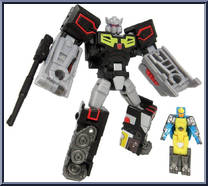 Rewind & Nightbeat from Transformers - Legends - Wave 14 manufactured by Takara [Loose]