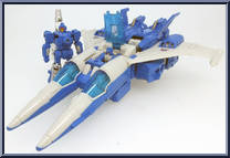 Targetmaster Slugslinger (with Caliburst) from Transformers - Legends - Wave 24 manufactured by Takara [Loose]