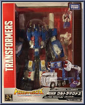 Ultra Magnus (with Alpha Trion) from Transformers - Legends - Wave  7 manufactured by Takara [Front]