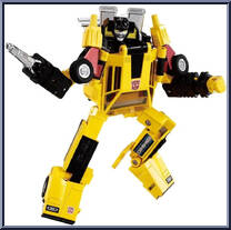 Sunstreaker from Transformers - Missing Link - Basic Series manufactured by Takara [Loose]