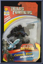 Ironhide (Cannon Blast) from Transformers - Movie - Fast Action Battlers manufactured by Hasbro [Front]