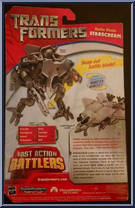 Starscream (Battle Blade) from Transformers - Movie - Fast Action Battlers manufactured by Hasbro [Back]