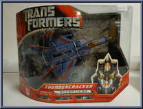 Thundercracker from Transformers - Movie - Voyager Class manufactured by Hasbro [Front]