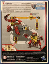 Dastard & Repugnus from Transformers - Power of the Primes - Deluxe manufactured by Hasbro [Back]