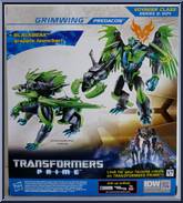 Grimwing (with Blackbeak Grapple Launcher) from Transformers - Prime - Beast Hunters - Voyager Class manufactured by Hasbro [Back]