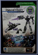 Megatron from Transformers - Prime - Commander Class manufactured by Hasbro [Back]