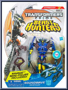 Soundwave from Transformers - Prime - Beast Hunters - Deluxe Class manufactured by Hasbro [Front]